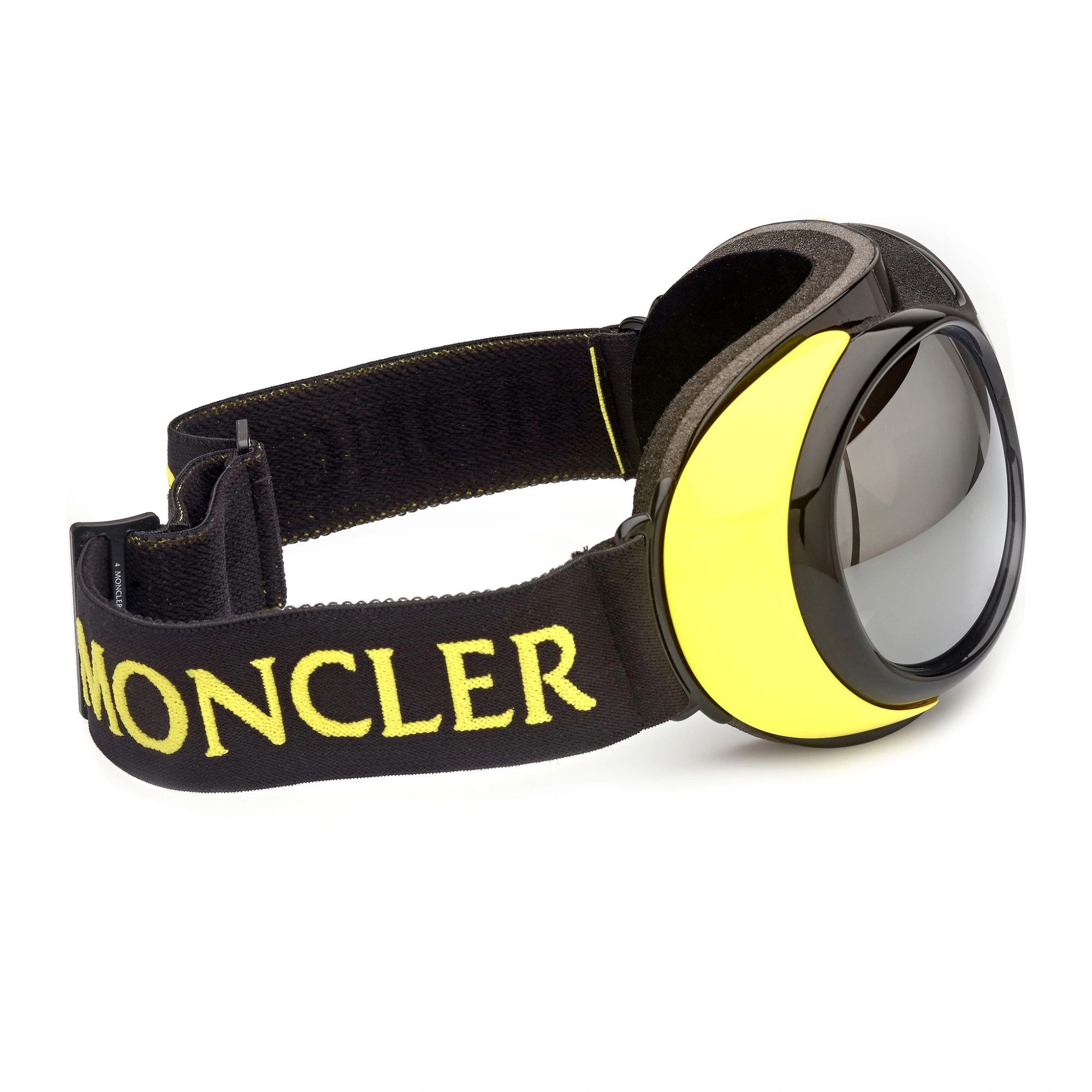 Moncler o1y0225 Size : OS / 99 mm Logo Sunglasses in Black/Yellow Size ONE SIZE - 5 Thumbnail