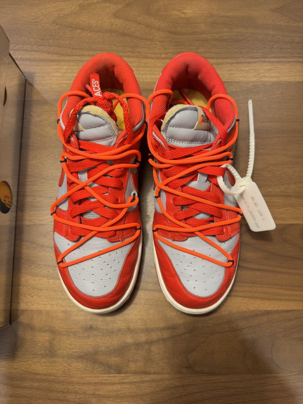 Nike × Off-White Off-White Nike Dunk University Red Size US 7.5 / EU 40-41 - 3 Thumbnail