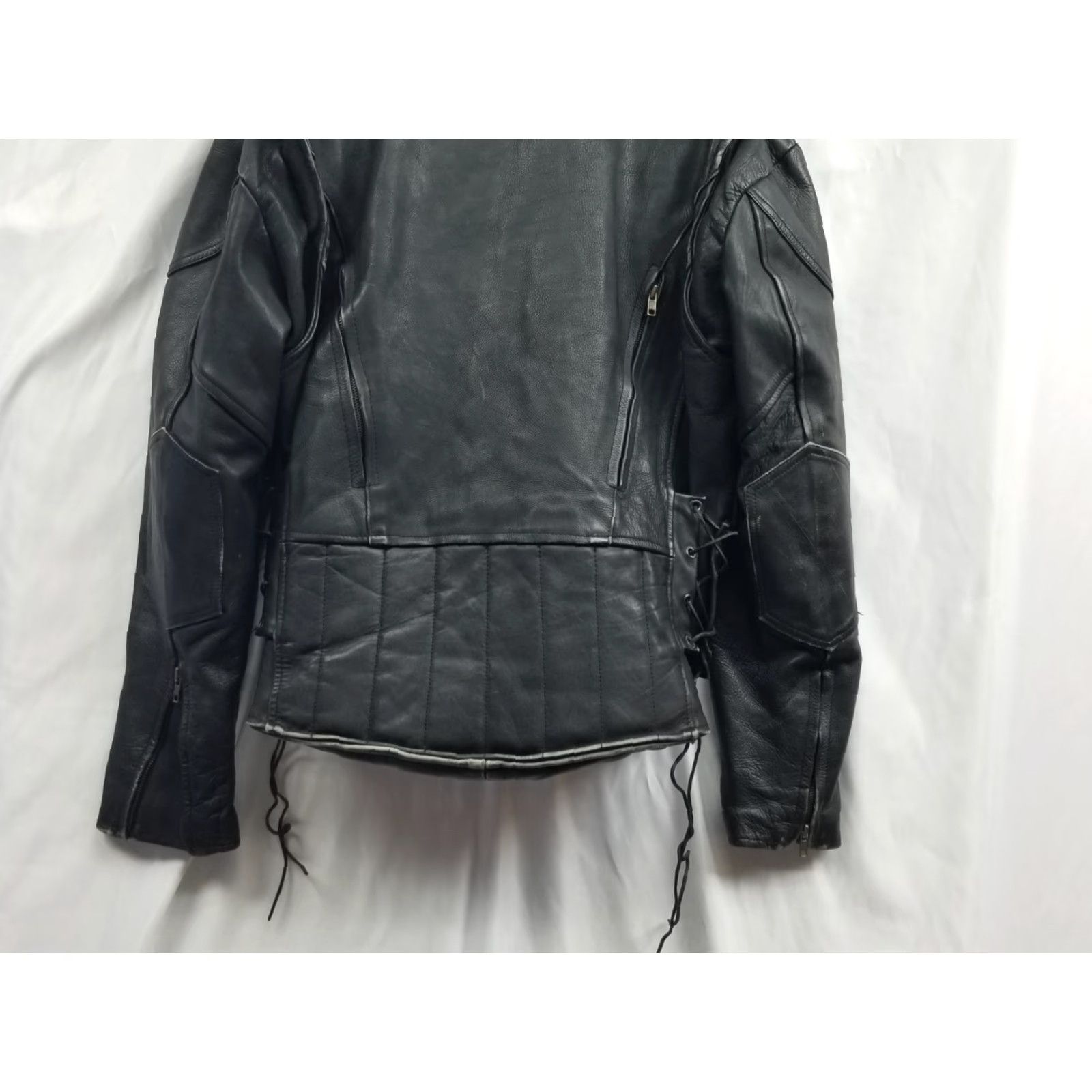Vintage Antelope Creek Leather Motorcycle Jacket Mens Size 44 Black Embroidered Jacket Size US S / EU 44-46 / 1 - 5 Thumbnail