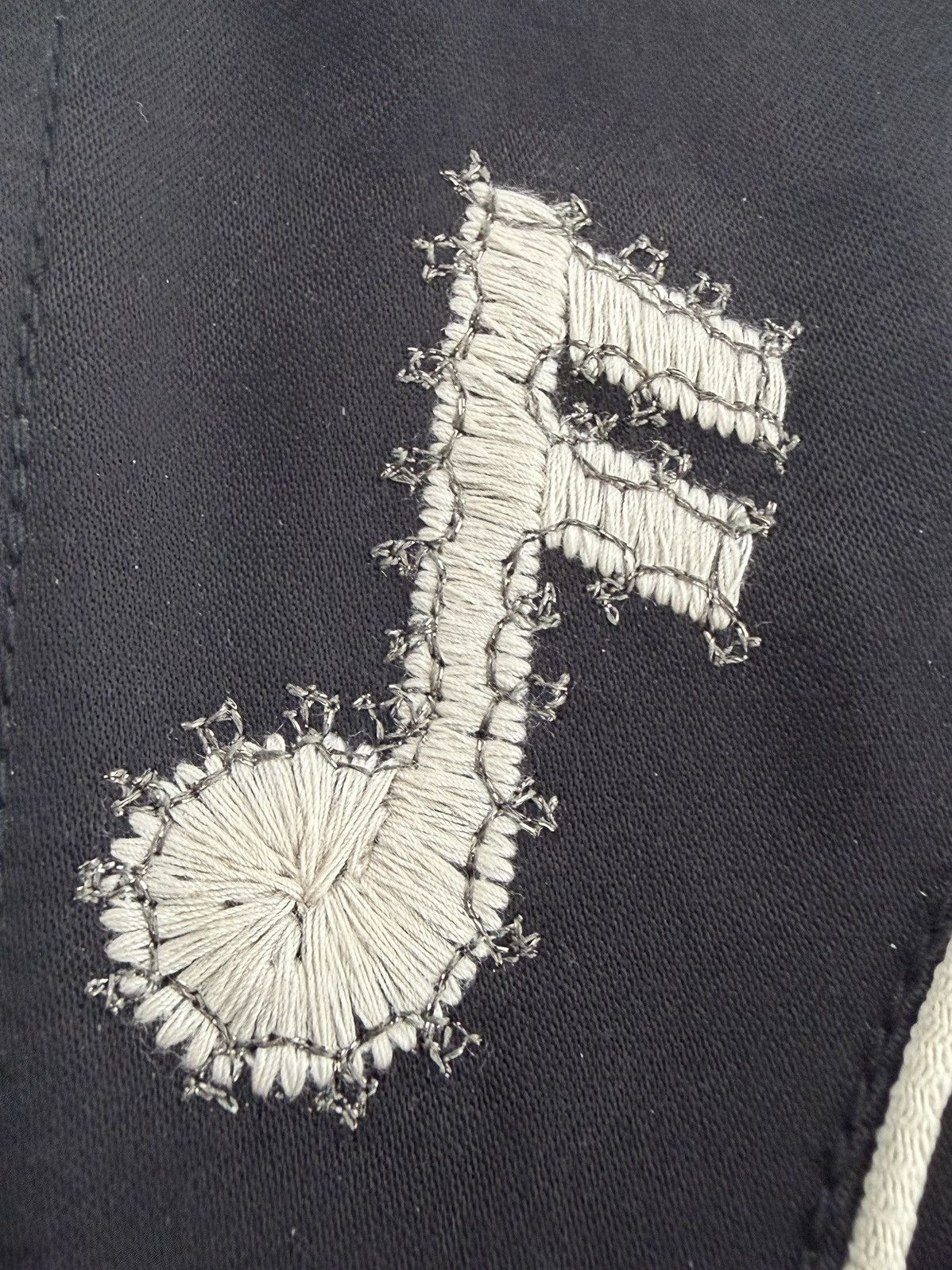 Hedi Slimane × Saint Laurent Paris 16FW Silk Music Note Jacket Size US XL / EU 56 / 4 - 4 Thumbnail