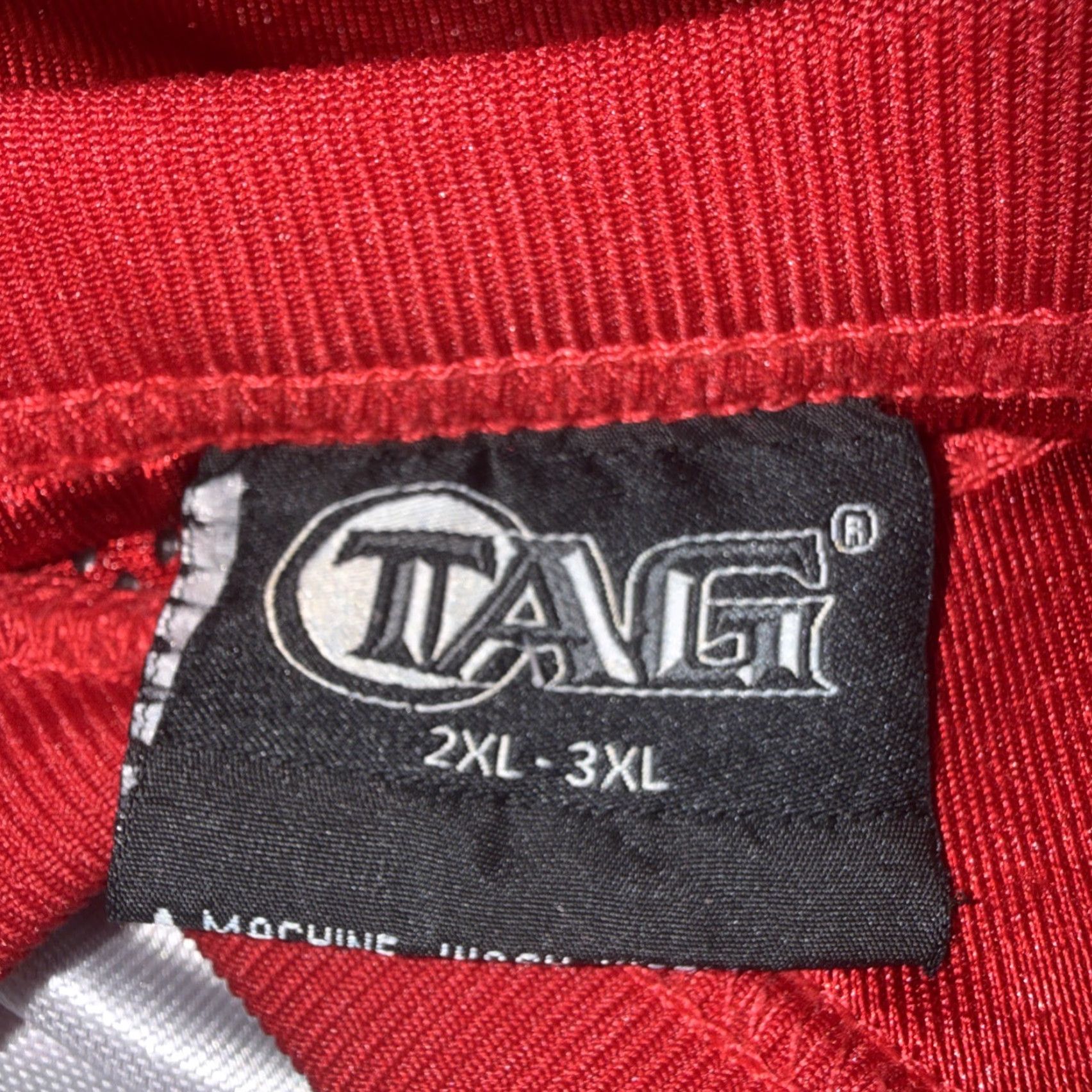 Vintage VINTAGE TAG Brophy Prep 71 Red Jersey Mens 2XL-3XL Regular Jersey Casual Activewear Men Red 71 Brophy Prep TAG Shirt Mens Size US XXL / EU 58 / 5 - 4 Thumbnail