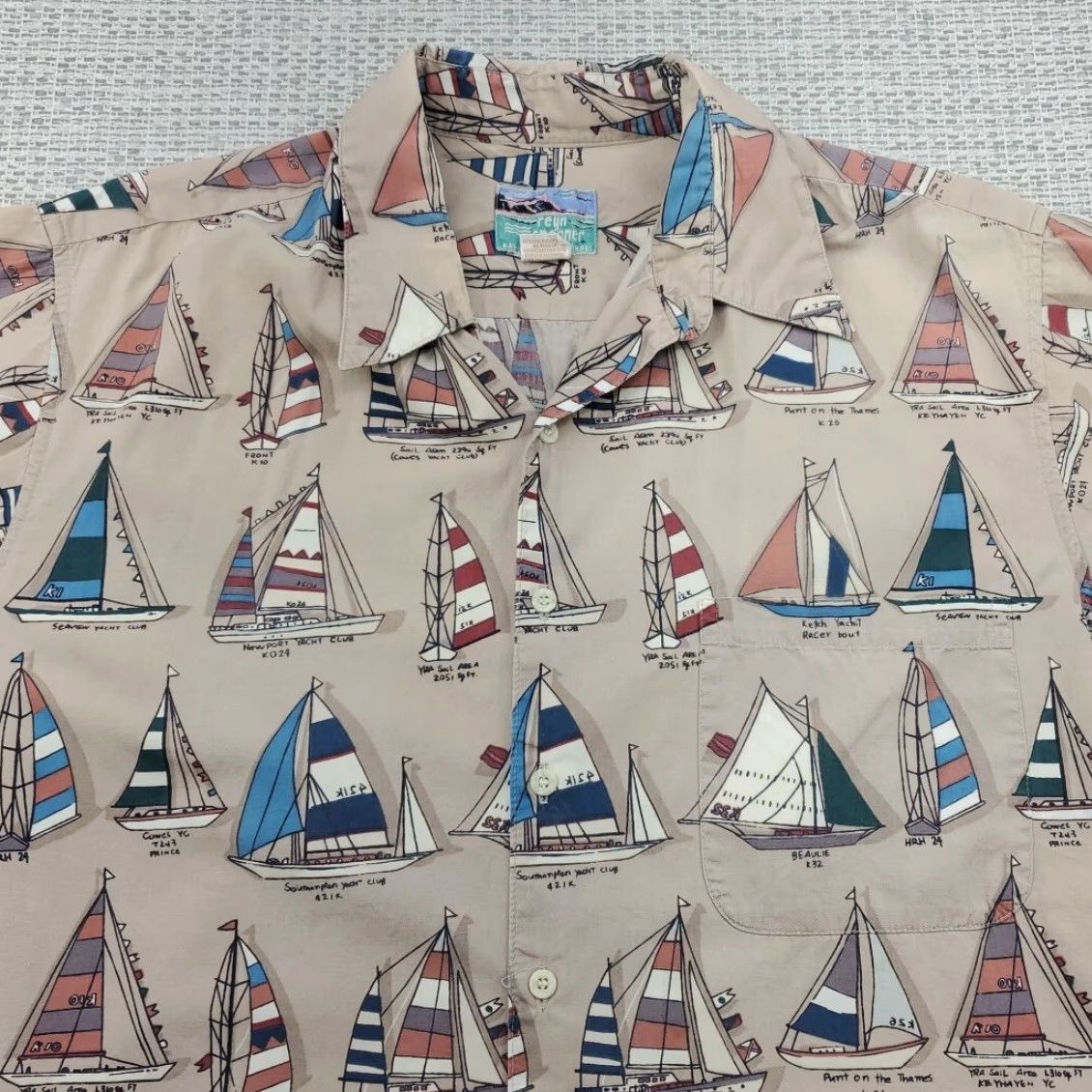 Reyn Spooner VINTAGE Reyn Spooner Shirt Men's L Large Hawaiian Traditionals Sailboats All Over Print Size US L / EU 52-54 / 3 - 4 Thumbnail