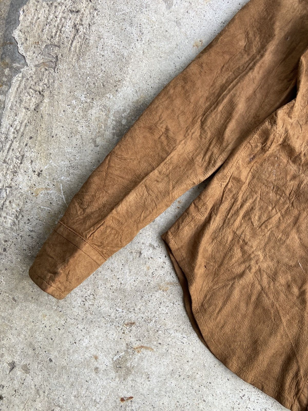 Ralph Lauren Purple Label 2000’s Archival RL Purple Label Collection Suede Shirt Size US S / EU 44-46 / 1 - 3 Thumbnail
