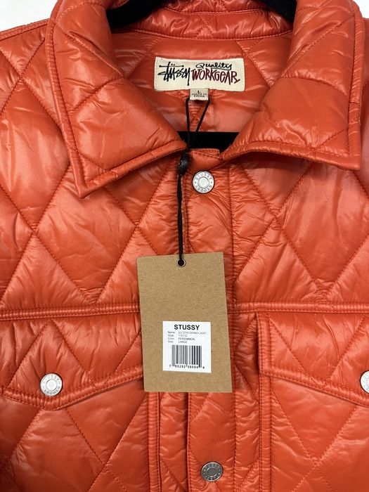 Stussy Stussy Ranch Jacket Quilted Nylon red | Grailed