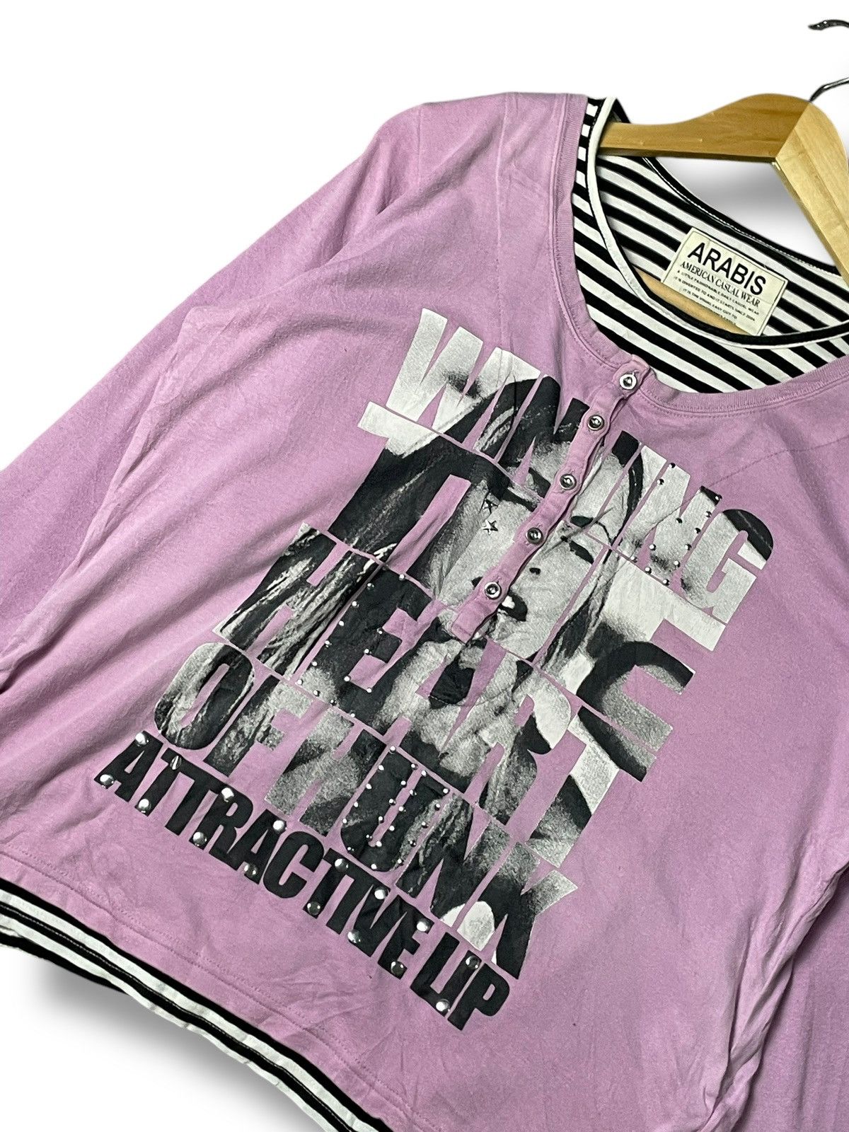 Japanese Brand × Vintage ARABIS American Casual Long Sleeve Shirts (76) Size S / US 4 / IT 40 - 5 Thumbnail