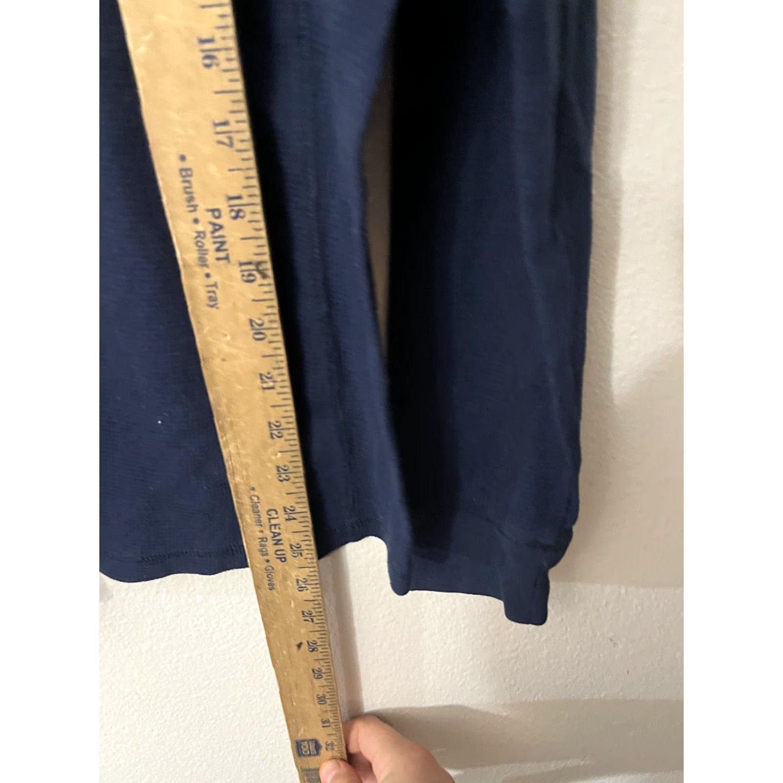 Express Express Long Sleeve Waffle Knit Thermal Crew Neck Navy Blue Men's Size Medium Size US M / EU 48-50 / 2 - 5 Thumbnail