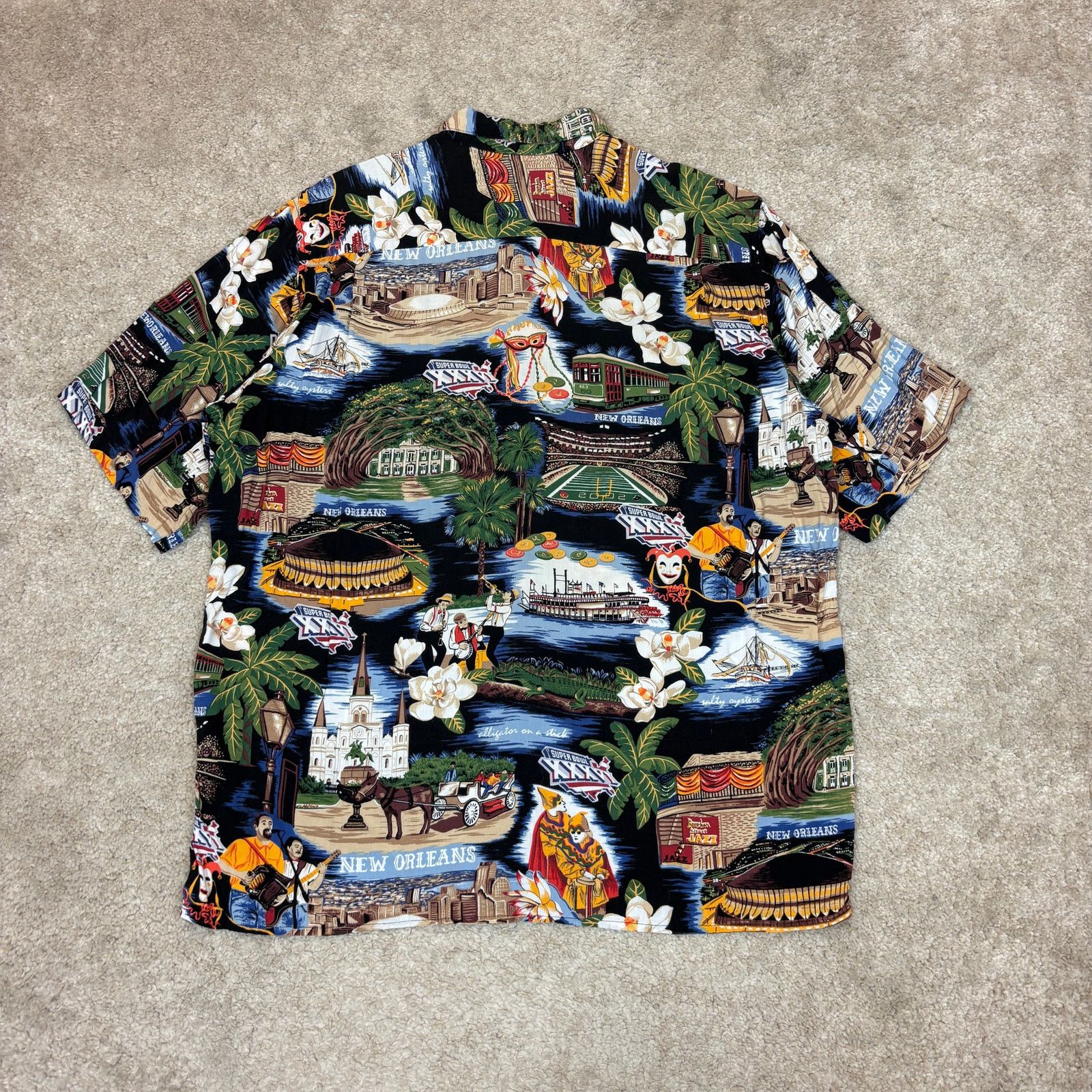 NFL × Reyn Spooner Reyn Spooner NFL New Orleans Super Bowl XXXVI Shirt Medium Size US M / EU 48-50 / 2 - 3 Thumbnail