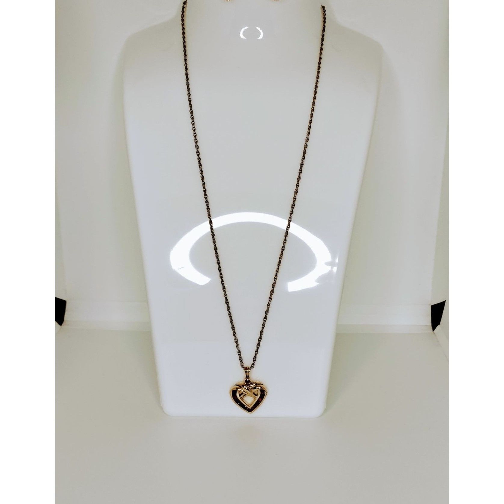 Vintage Danbury Mint Vermeil Necklace Genuine Ruby 14k Gold / Sterli Size ONE SIZE - 18 Thumbnail