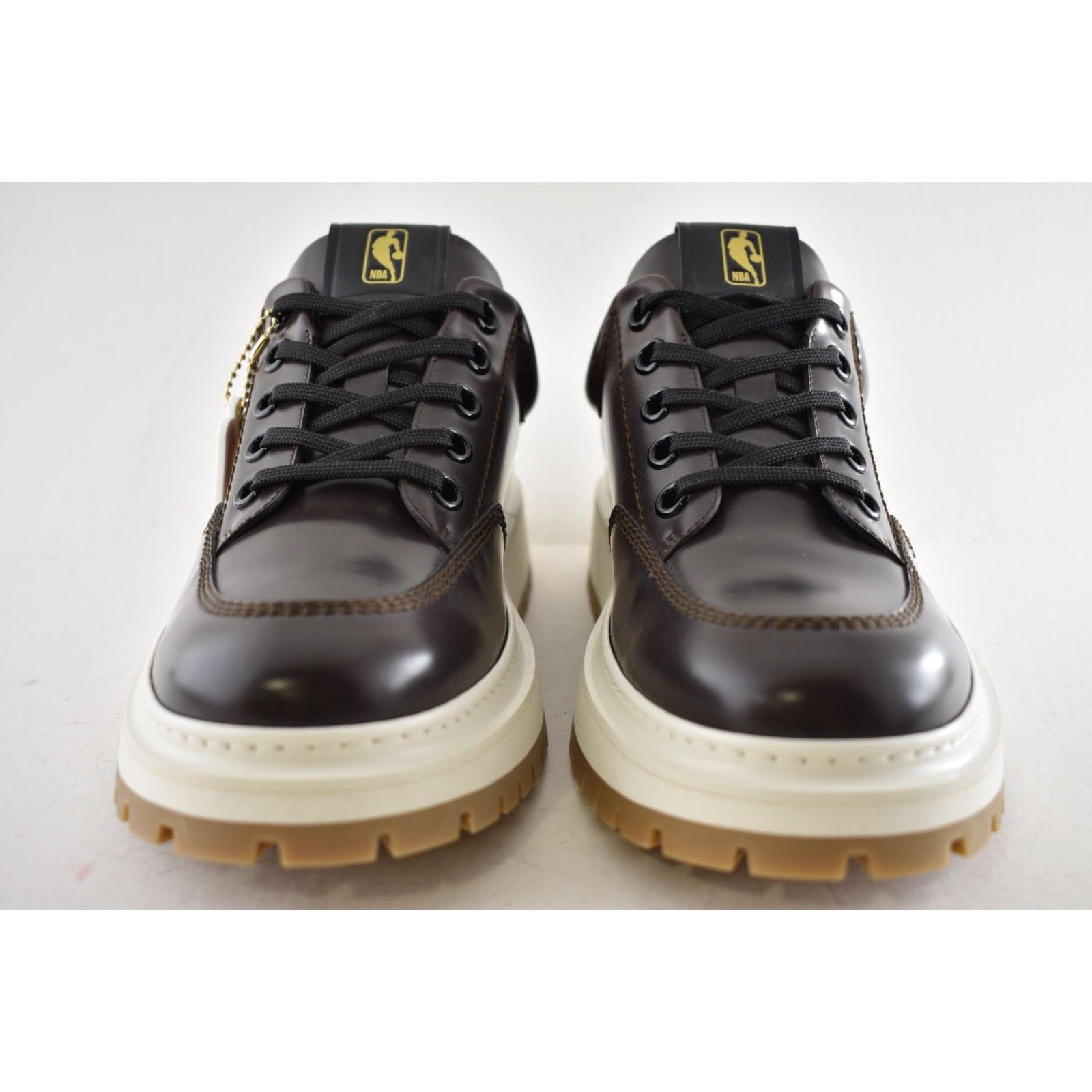 Louis Vuitton Louis Vuitton LV x NBA Abbesses Derby Ebony Brown Size US 10 / EU 43 - 10 Thumbnail
