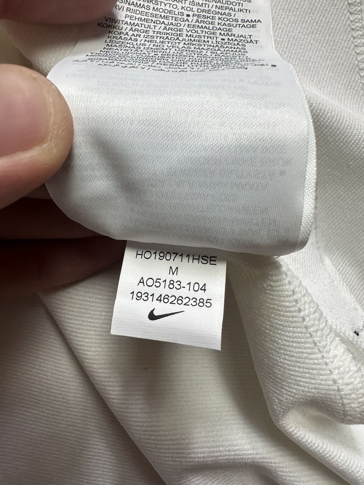 Nike Nike PSG Paris soccer sweatshirt logo white size M Size US M / EU 48-50 / 2 - 7 Thumbnail