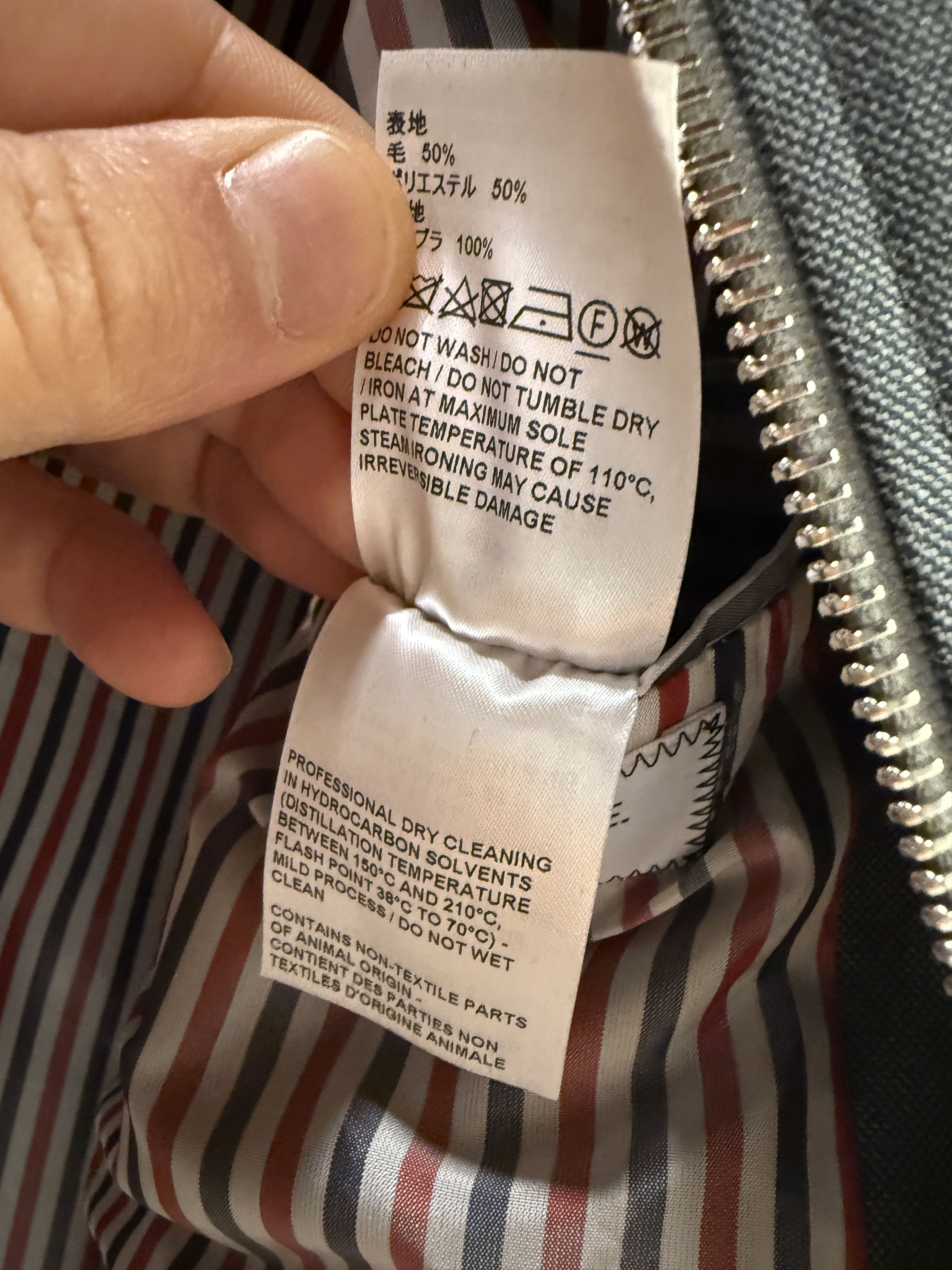 Thom Browne Thom Browne Grey Bomber Jacket Size 2/M Size US M / EU 48-50 / 2 - 10 Thumbnail
