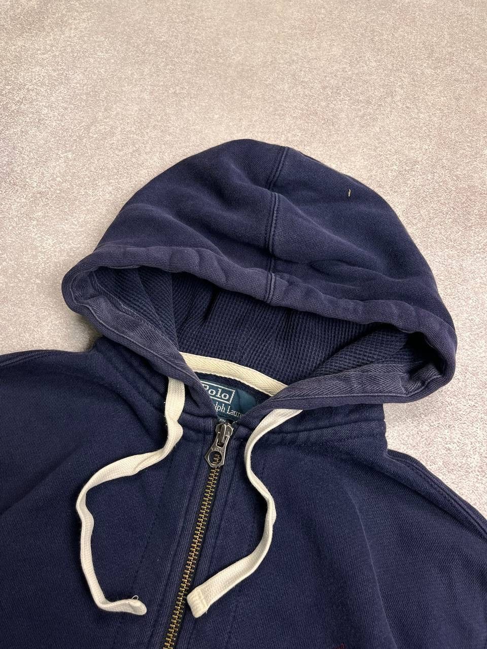 Polo Ralph Lauren Vintage Polo Ralph Lauren Sun Faded Boxy Zip Hoodie M Size US M / EU 48-50 / 2 - 4 Thumbnail