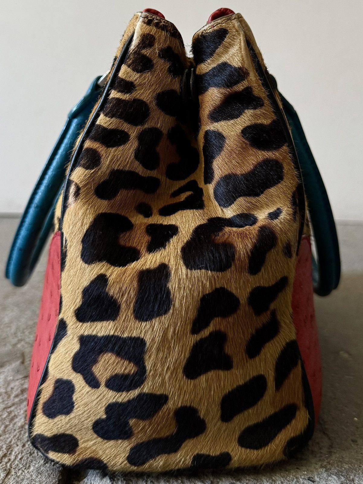 Prada Rare Prada - Galleria - Ostrich Cavallino - Hand bag Size ONE SIZE - 11 Thumbnail