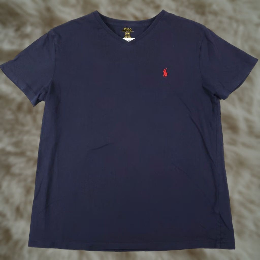 Ralph Lauren Polo Ralph Lauren T Shirt Mens Medium Purple Pony Logo Crew Neck Short Sleeve Cotton Modern Classics Size US M / EU 48-50 / 2 - 1 Thumbnail