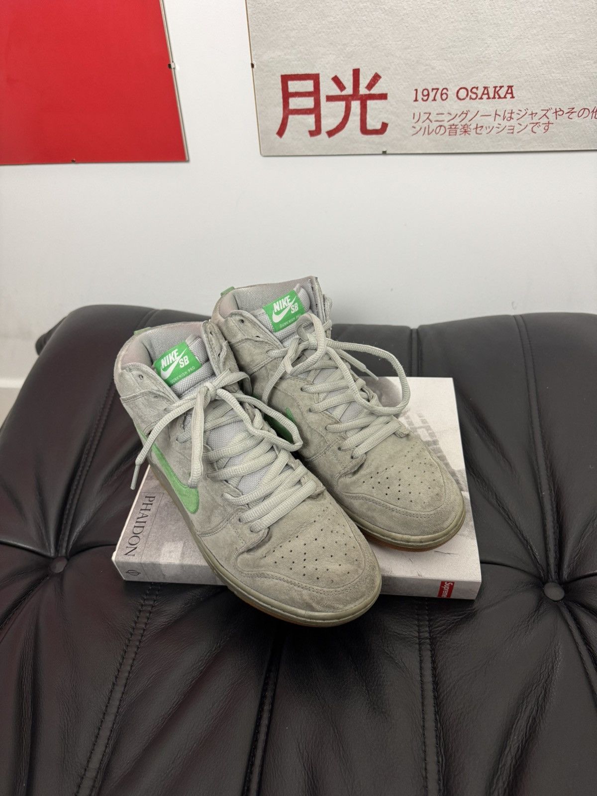 Nike Nike Dunk SB High Silver Box 2016 Rare Sneakers Skate Hi Top Size US 9 / EU 42 - 4 Thumbnail