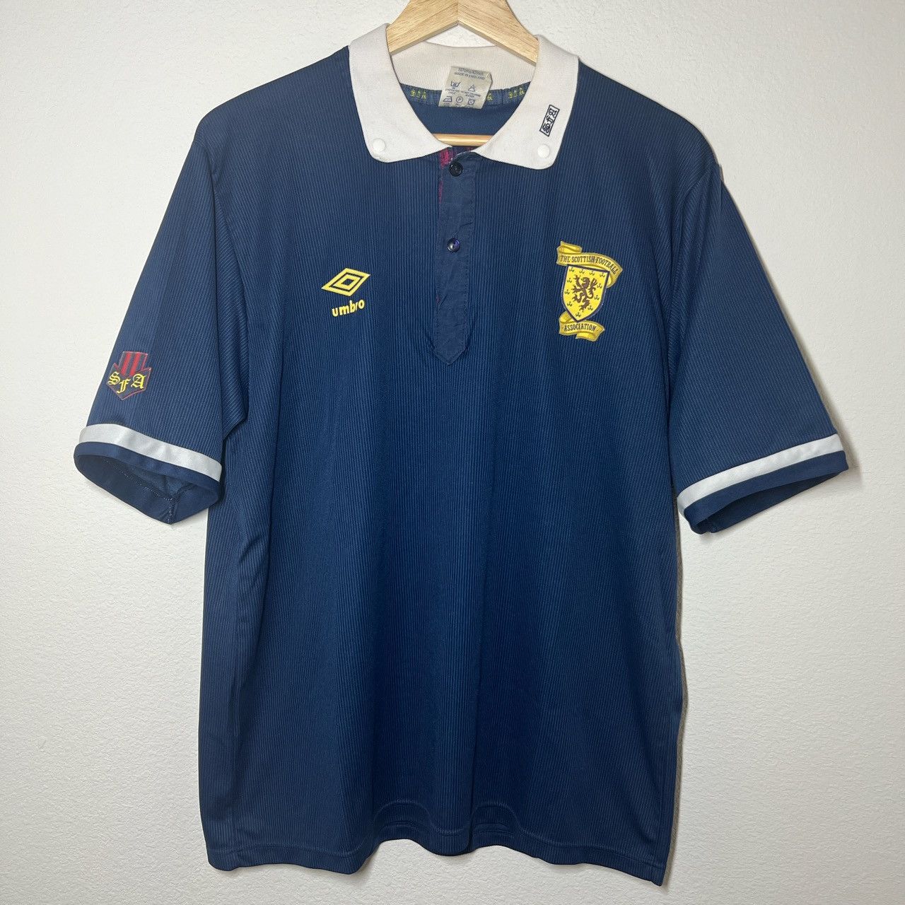 Vintage Scotland 1990 World Cup Home Jersey | Grailed