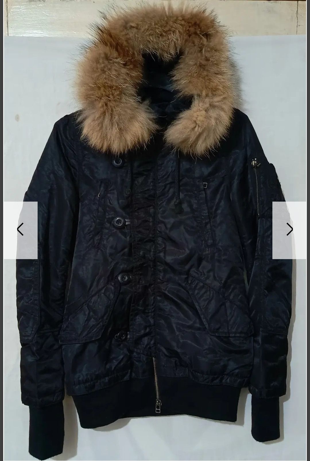 14th Addiction × If Six Was Nine × MOUSSY Moussy Faux Fur Bombers Japan Military Archive Size M / US 6-8 / IT 42-44 - 6 Thumbnail