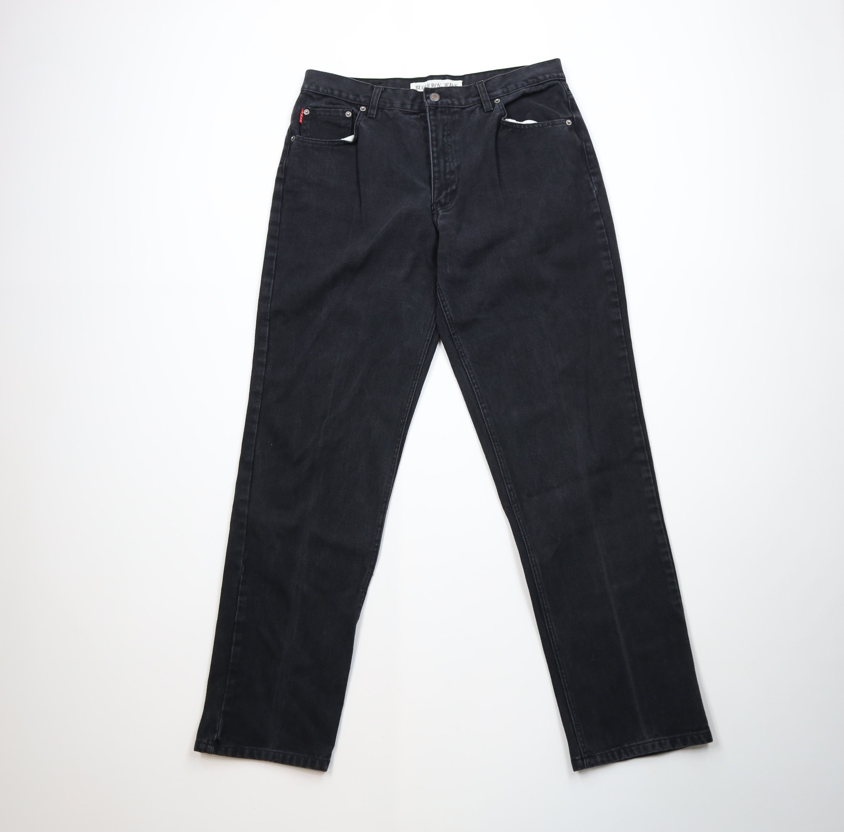 Vintage Vintage 90s Streetwear Relaxed Fit Tapered Leg Jeans Black Size US 34 / EU 50 - 1 Thumbnail
