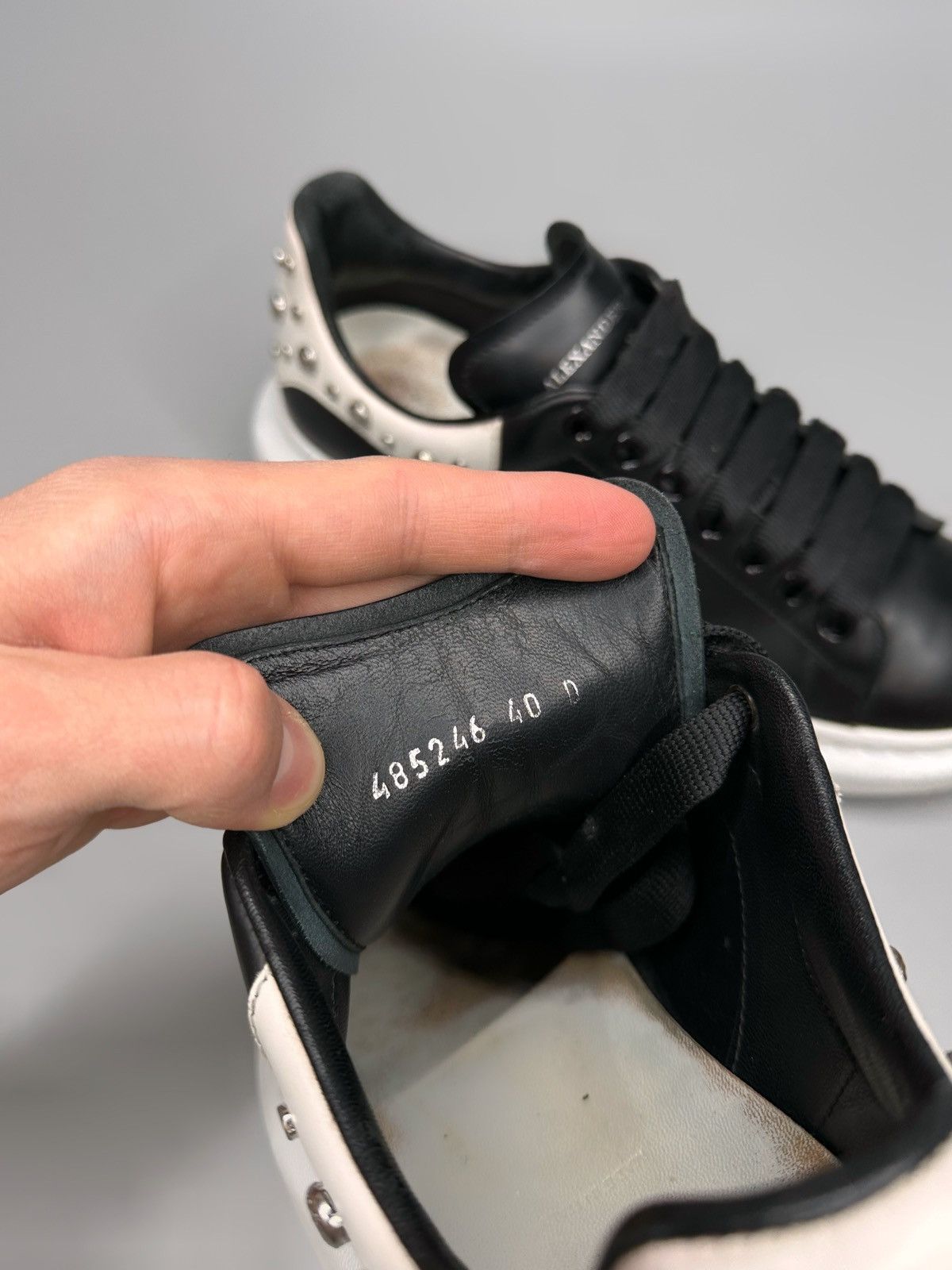 Alexander McQueen Alexander McQueen Studded Sneakers Owersized Size US 7 / EU 40 - 7 Thumbnail
