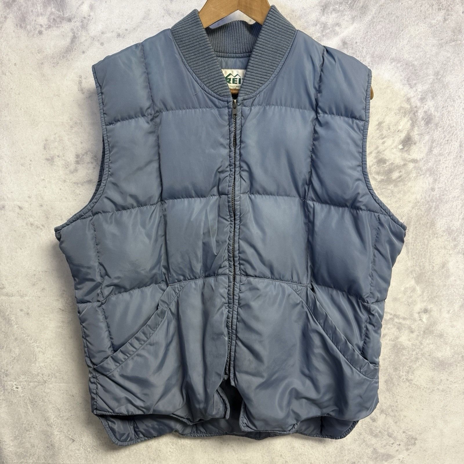 Rei REI Goose Down Vest Blue Full Zip Adult Large Insulated Outd Size US L / EU 52-54 / 3 - 1 Thumbnail