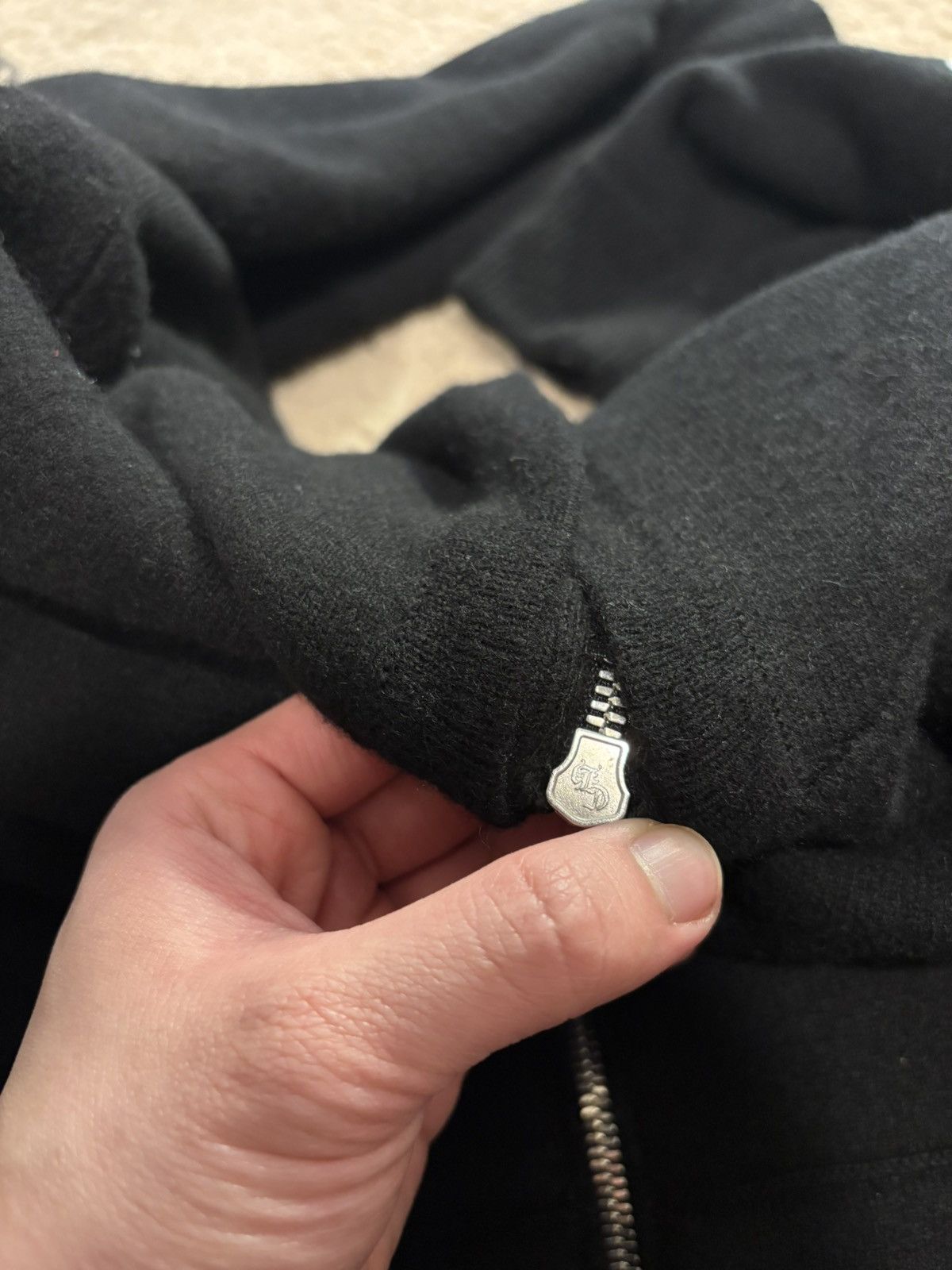 Chrome Hearts Chrome Heart Life sentence Cashmere zip up size M Size US M / EU 48-50 / 2 - 12 Thumbnail