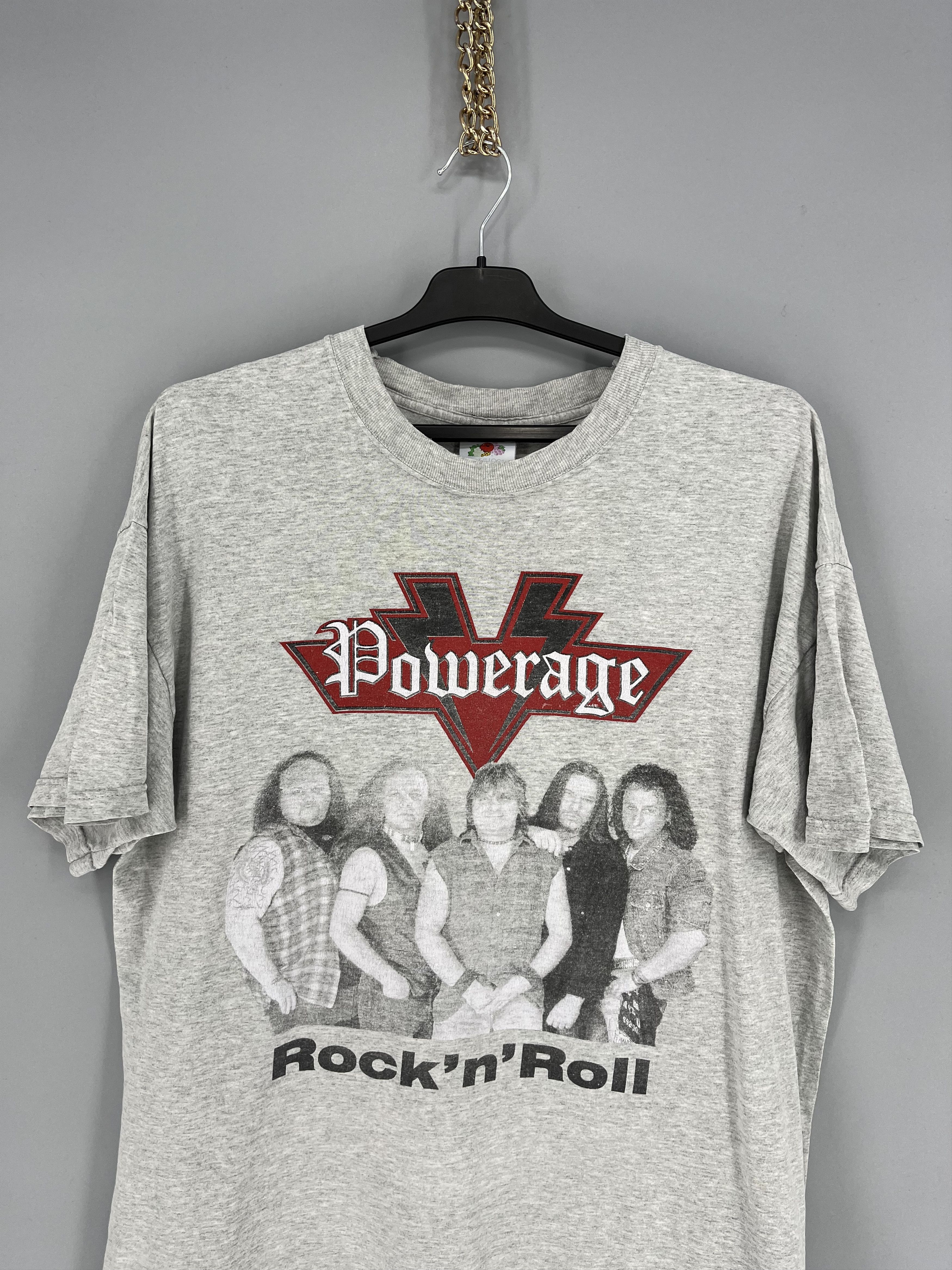 Band Tees Vintage 90s AC/DC Powerage Tshirt Big Logo Band Tee Size US XL / EU 56 / 4 - 6 Thumbnail