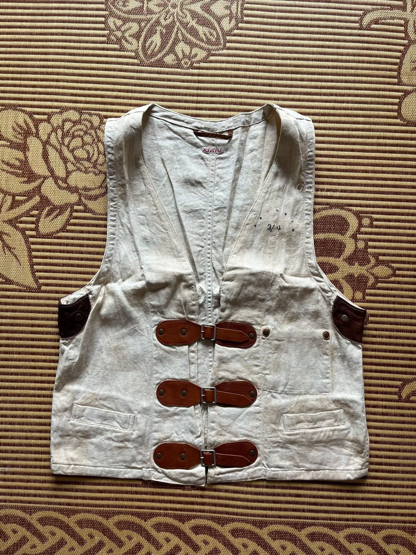 Kapital Kapital Vintage Light Wash Vest Size US M / EU 48-50 / 2 - 1 Thumbnail
