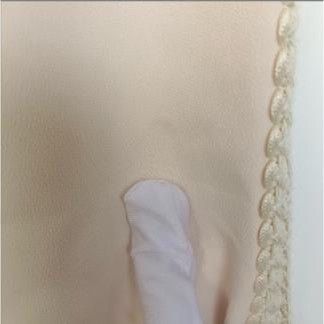 Gucci Gucci Womens Apricot Pink Braided Design Mid-Waist Casual Pa Size 36" / US 14 / IT 50 - 3 Thumbnail