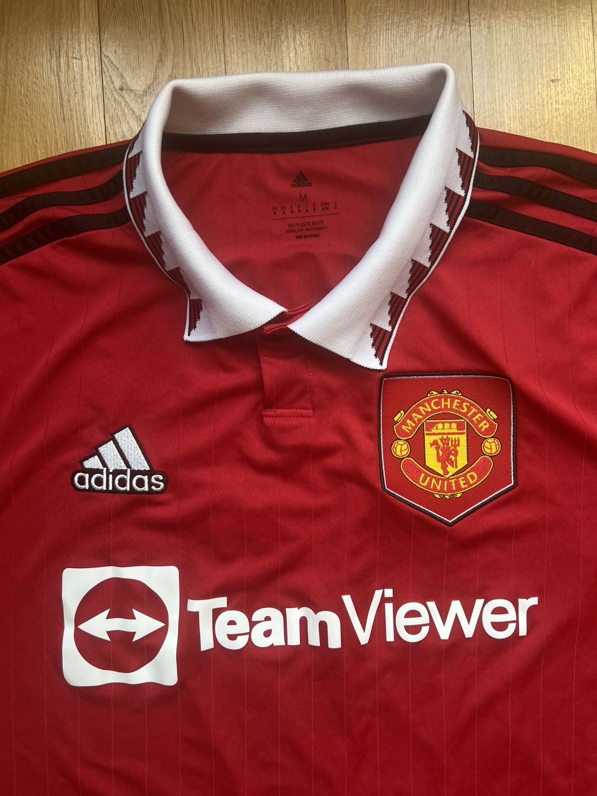 Adidas 2022 Manchester United Adidas Soccer Jersey 27 Weghorst Size US M / EU 48-50 / 2 - 2 Thumbnail