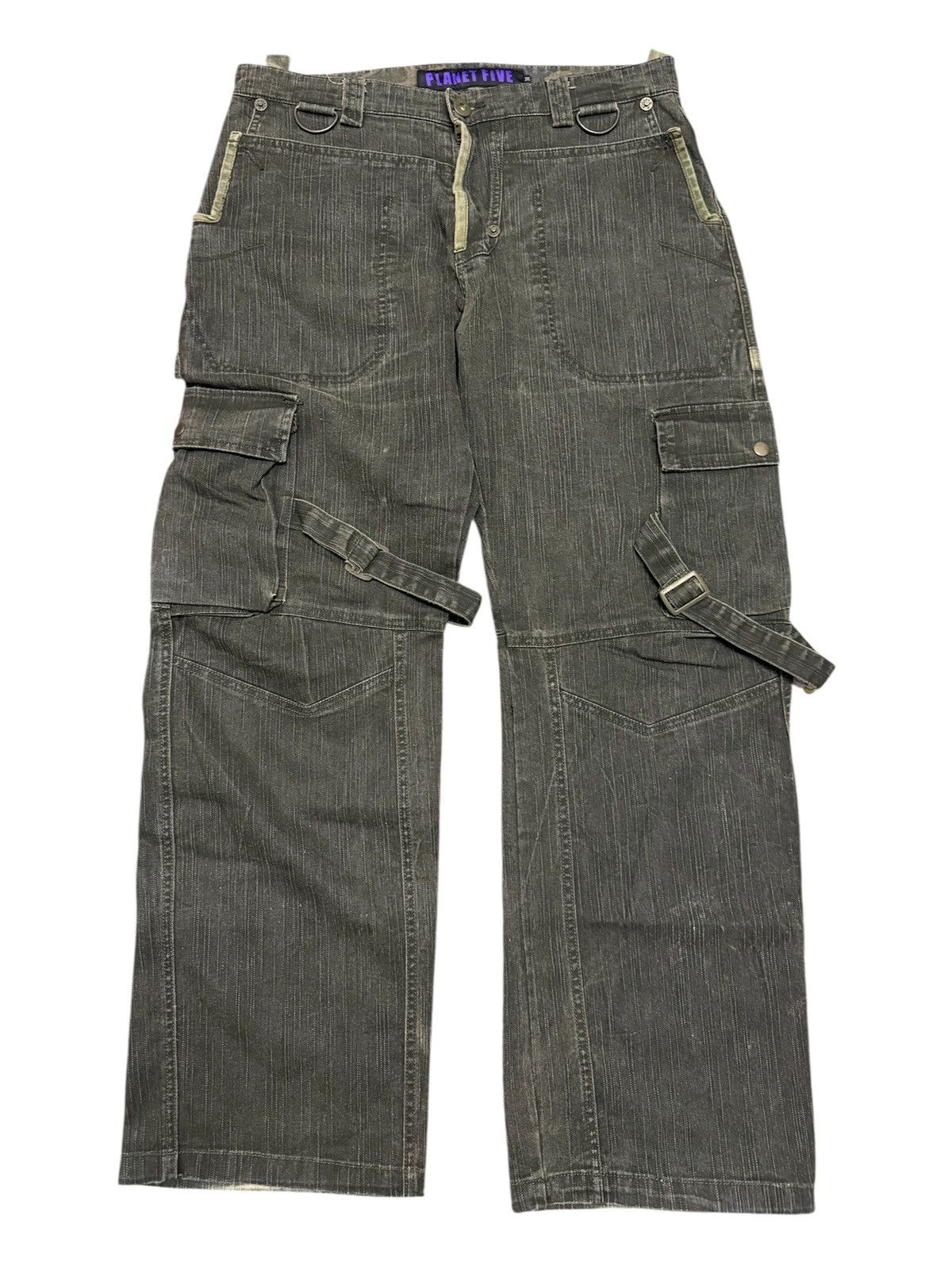 If Six Was Nine Planet Five Seditionaries Punk Cargo Pants Size US 34 / EU 50 - 1 Thumbnail
