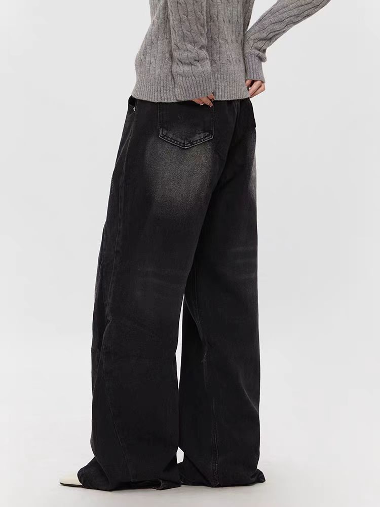 Designer × Jean × Vintage High Street Washed Vintage Y2K Relaxed Jeans Size US 30 / EU 46 - 1 Thumbnail