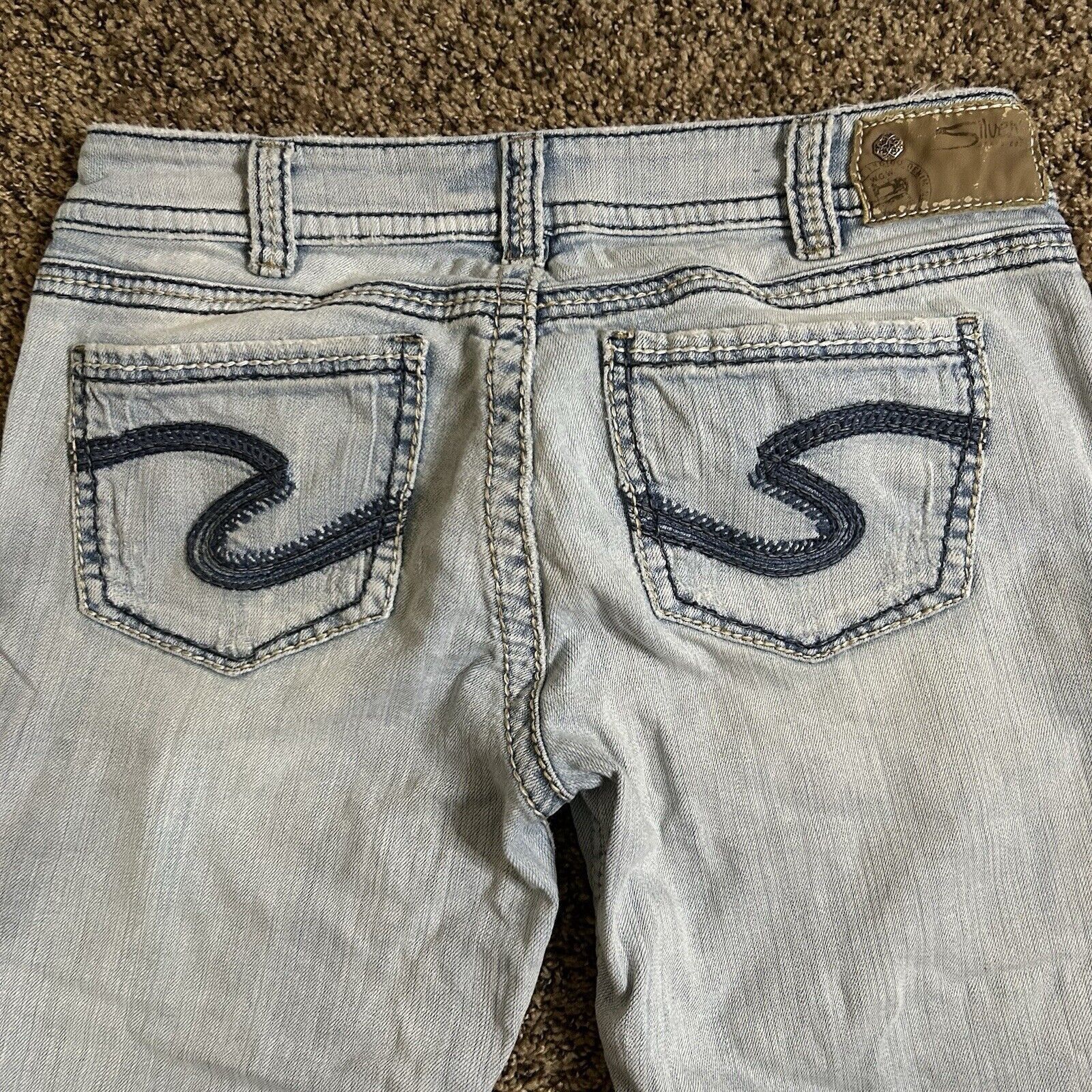 Silver Jeans Co. Y2k Silver Suki Capri Light Wash Jeans Size W30 Size 30" / US 8 / IT 44 - 6 Thumbnail