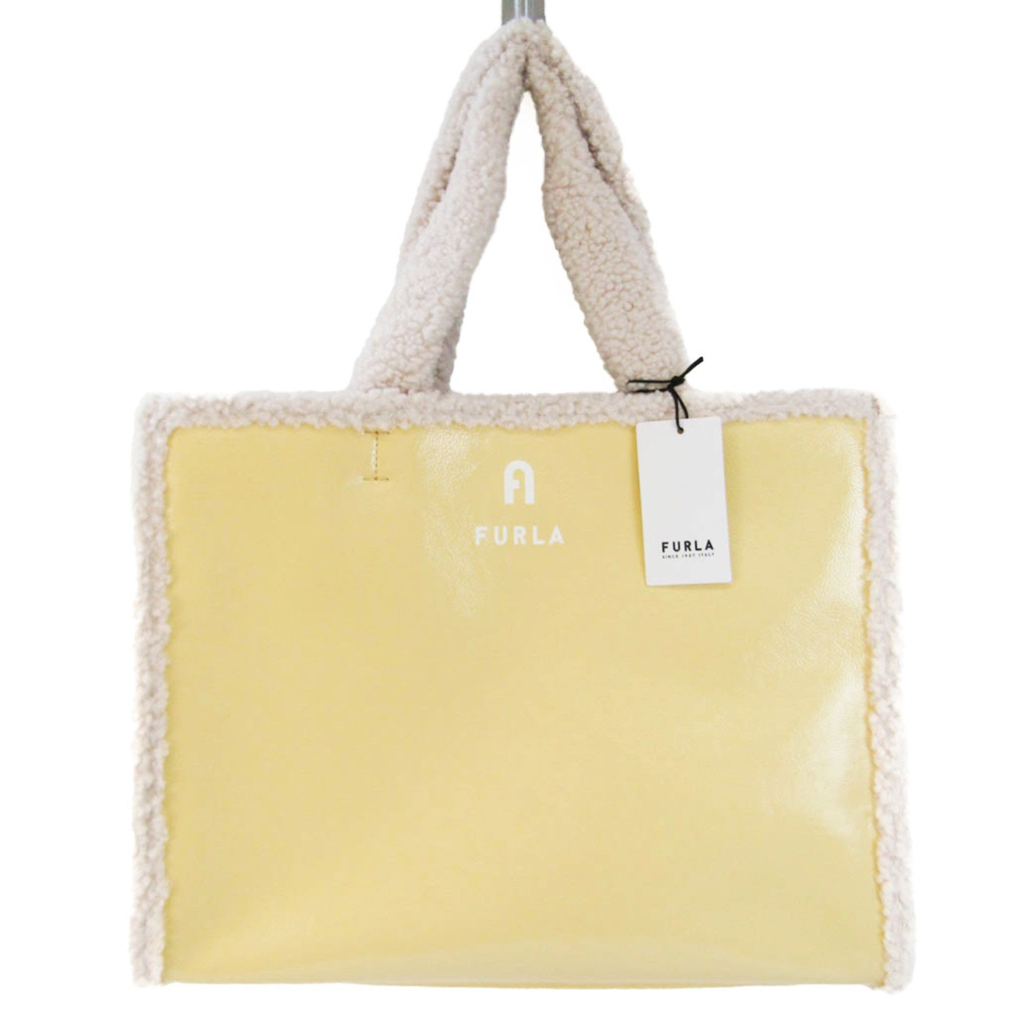 Furla Yellow Patent Leather Tote Bag (Pre-Owned) Size ONE SIZE - 1 Thumbnail