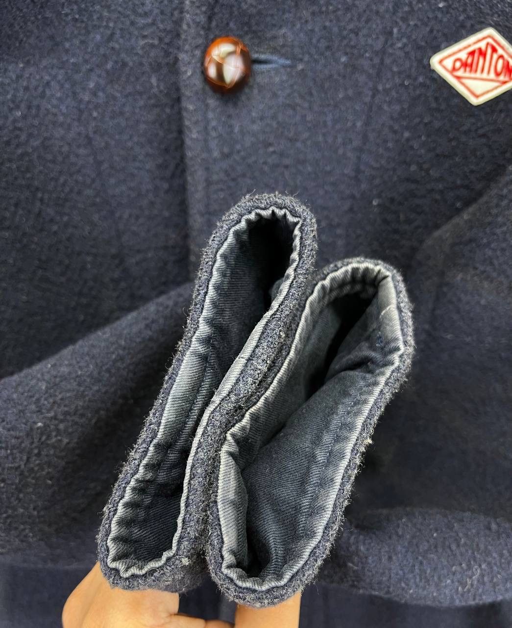 Danton Vintage Danton Rare Fleece Wool Button Up Jacket Size XS / US 0-2 / IT 36-38 - 12 Thumbnail