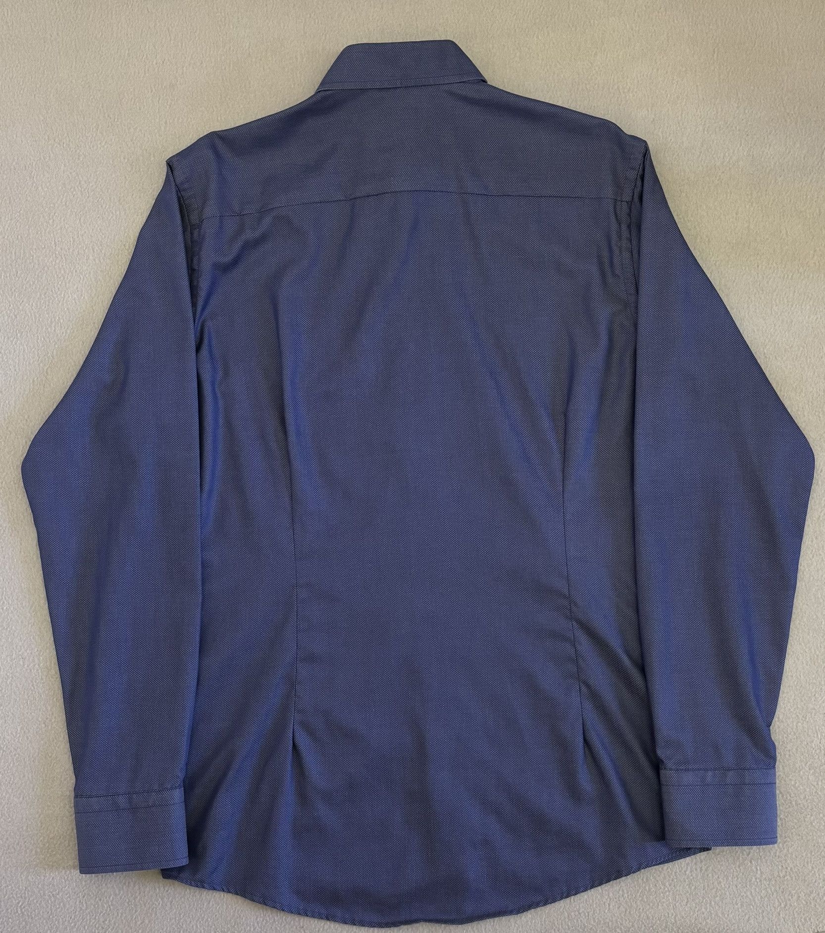 Eton Eton slim navy blue shirt size 39 15 1/2 Size US M / EU 48-50 / 2 - 8 Thumbnail