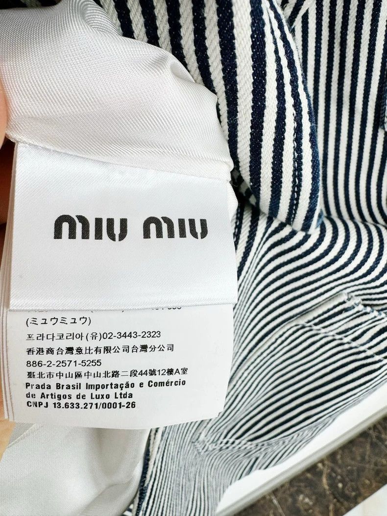 Prada Miu Miu Striped Suit Set for Spring Autumn -2505 Size M / US 6-8 / IT 42-44 - 6 Thumbnail