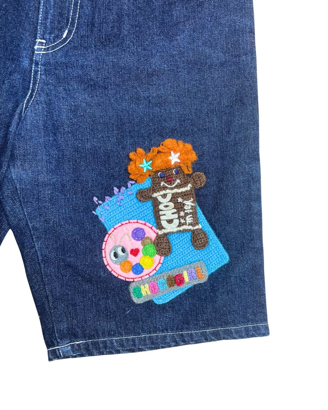 Angel Blue Angel Blue Japan All-Over Print Graphic Shorts JDM Y2K Style Size 29" - 9 Thumbnail