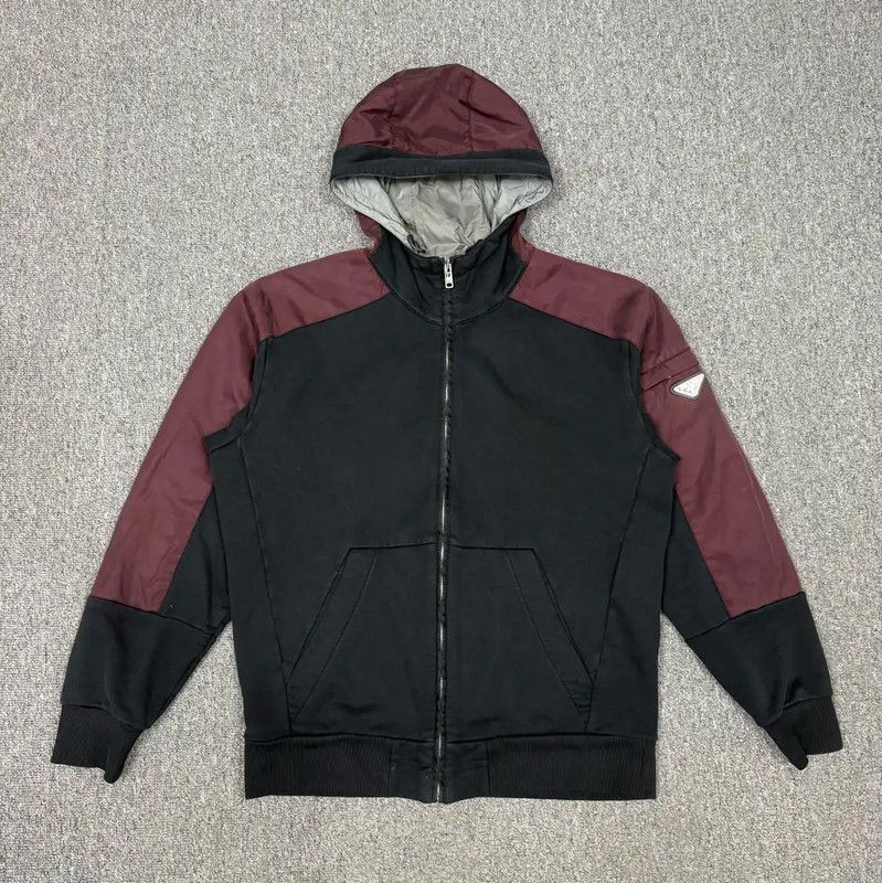 Prada Prada Color Block Nylon Men's Jacket Size US M / EU 48-50 / 2 - 1 Thumbnail