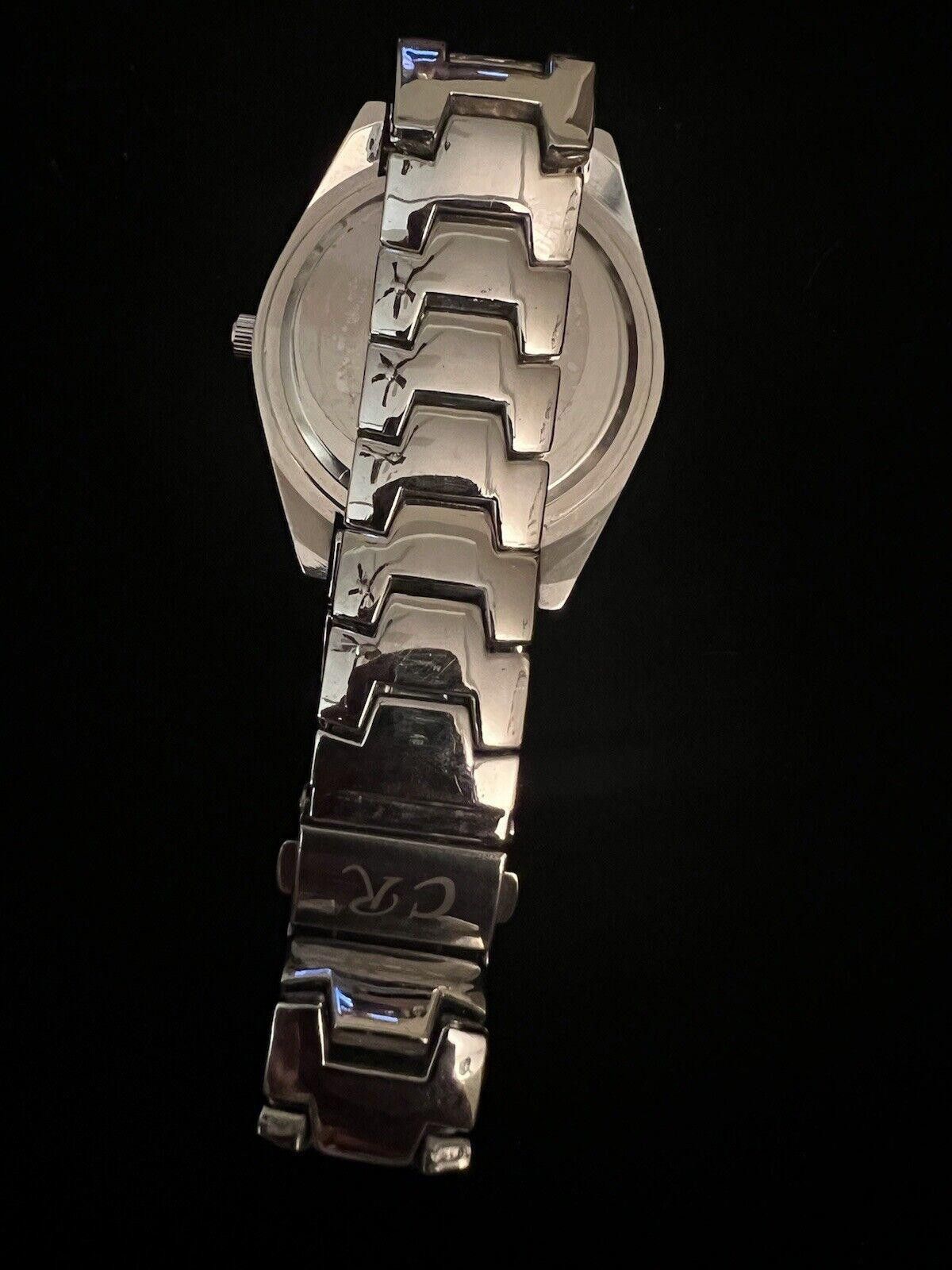 Designer VTG Charles Raymond Man's Quartz Watch Working Blue Dial Size ONE SIZE - 5 Thumbnail
