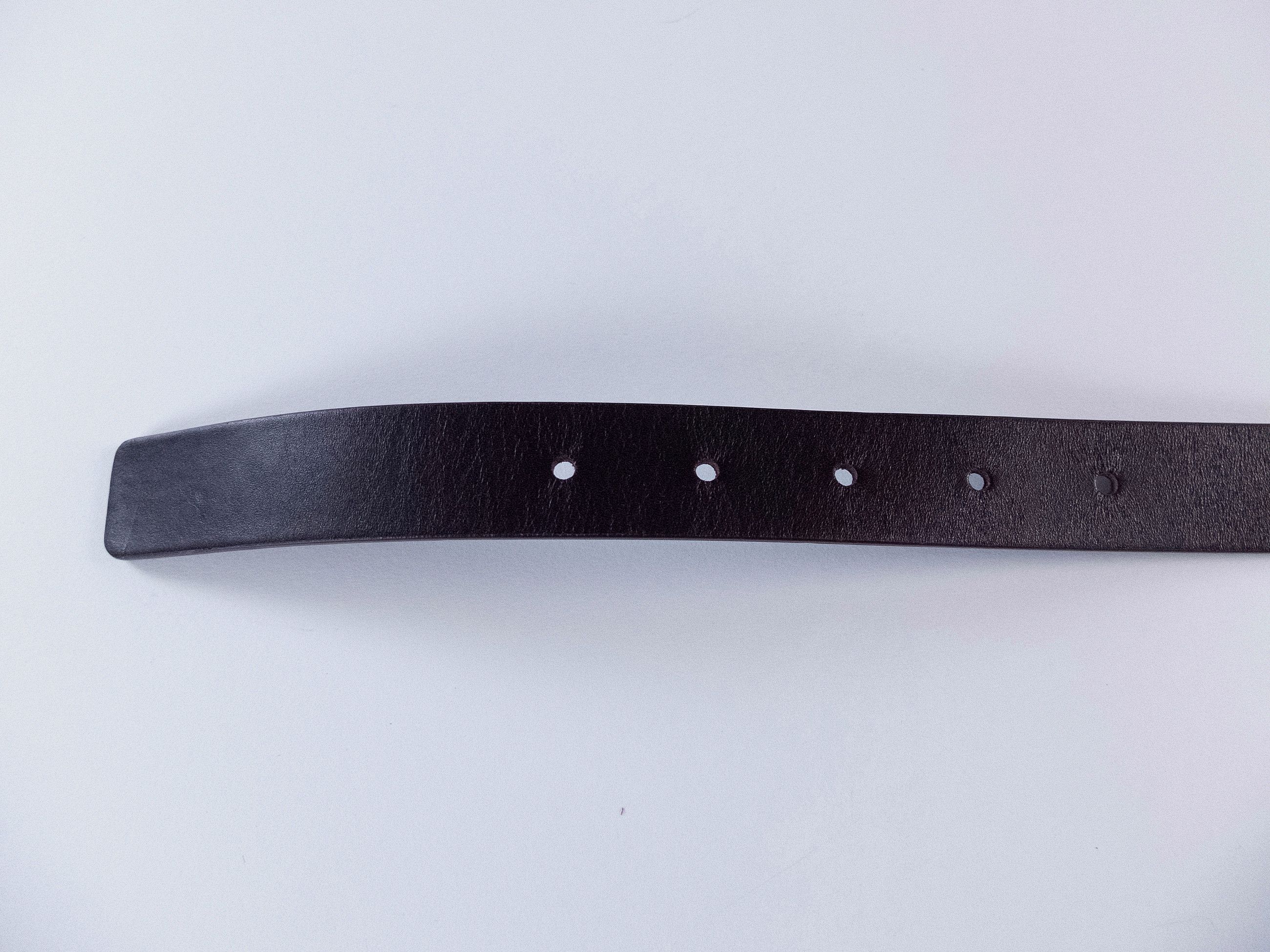Bottega Veneta BOTTEGA VENETA Triangle grape purple leather belt 90 Size 34 - 7 Thumbnail