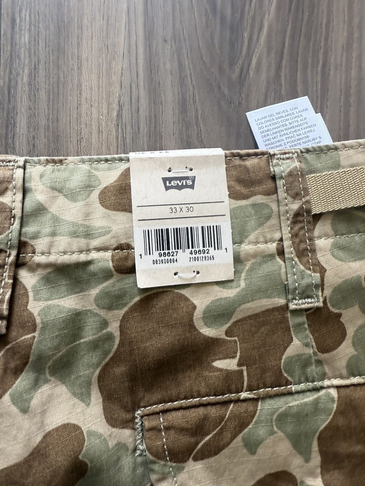 Levi's Levi’s XX Cargo Baggy Camo Pants Mens 33x30 Utility Cargo Size US 33 - 6 Thumbnail