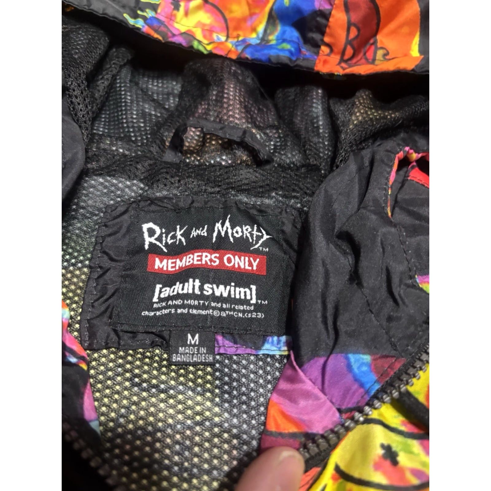 Members Only Rick And Morty Members Only Jacket Unisex M Graphic Full Zip Lined Bomber Size US M / EU 48-50 / 2 - 2 Thumbnail