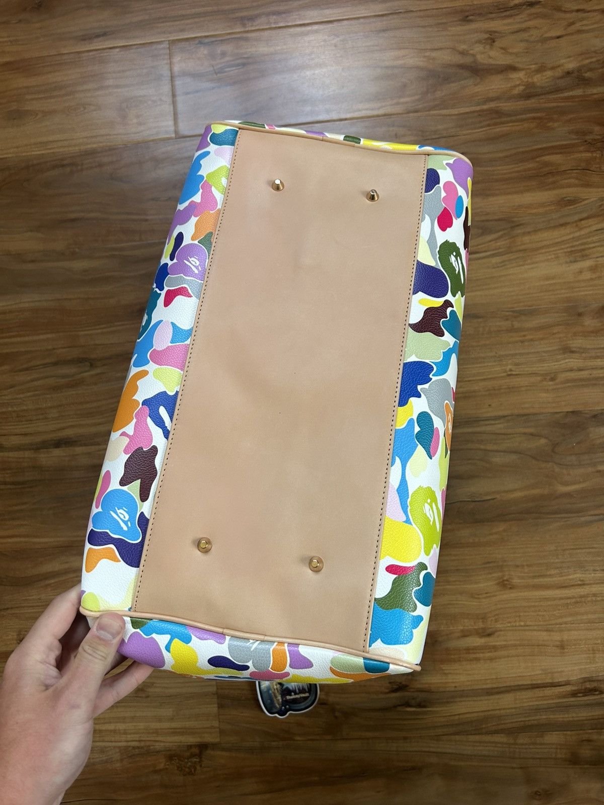 NEW Bape Multi Camo Boston Bag