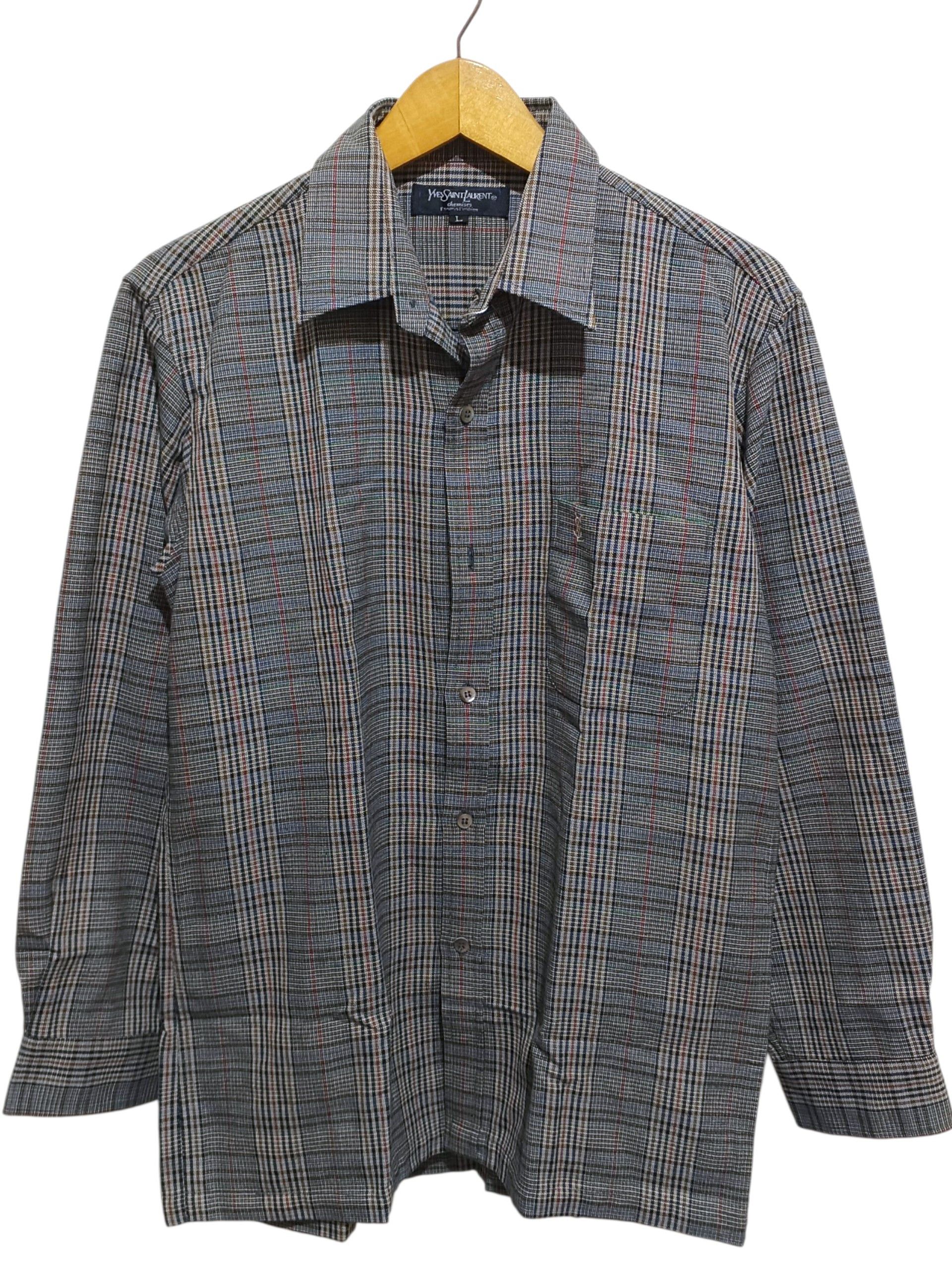 Yves Saint Laurent YSL BUTTON SHIRT Size US M / EU 48-50 / 2 - 1 Thumbnail