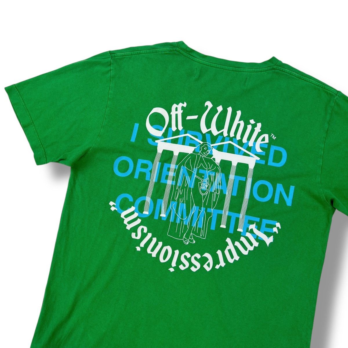 Off-White Off-White Impressionism Green T Shirt Size US M / EU 48-50 / 2 - 1 Thumbnail