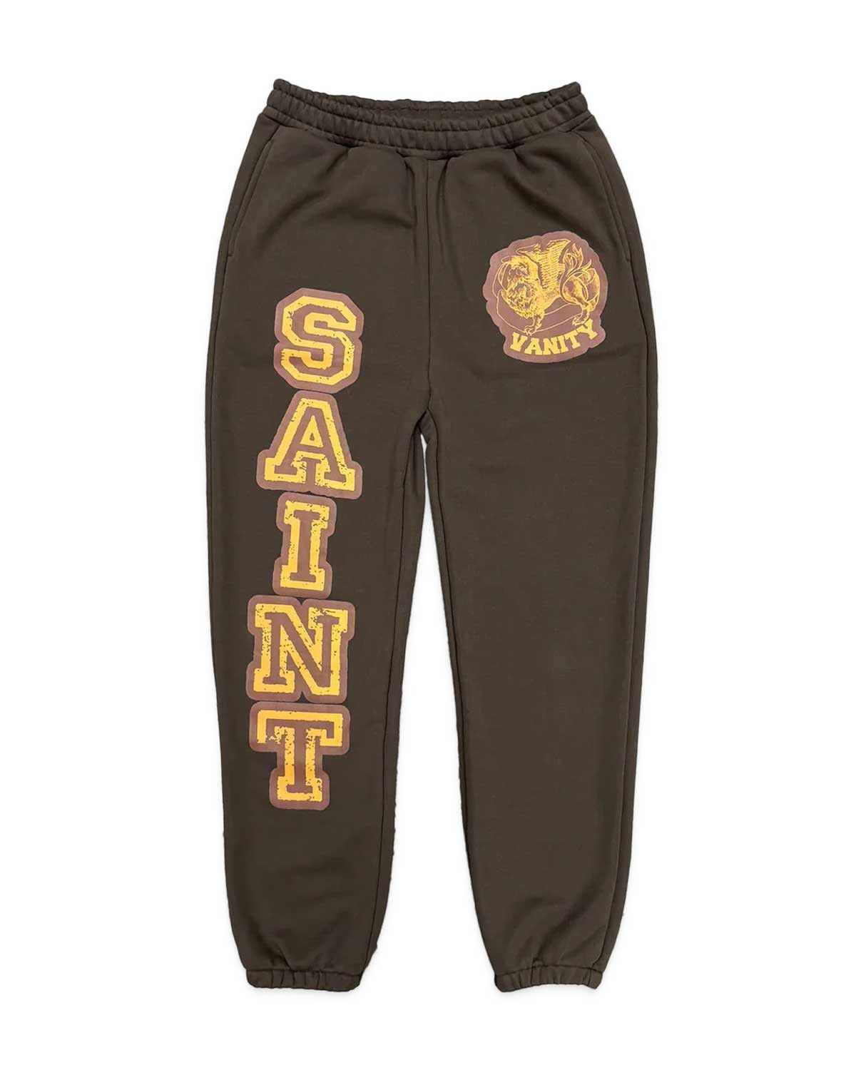 Saint Vanity Varsity Sweatpants Grey/Burgundy Size US 32 / EU 48 - 1 Preview