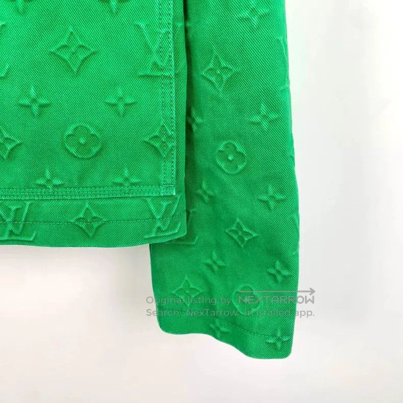 Other Louis Vuitton Green Logo Embossed Jacket. Size US L / EU 52-54 / 3 - 5 Thumbnail