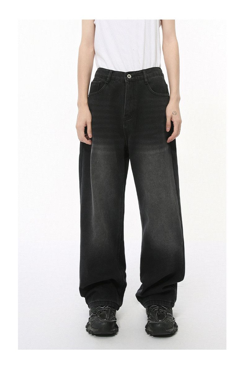 Japanese Brand Japanese retro style Cleanfit straight leg washed jeans Size US 32 / EU 48 - 1 Thumbnail