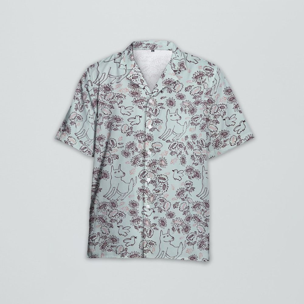 Designer Camisa AND x Hylton Nel – Sarga de Seda Verde Size US M / EU 48-50 / 2 - 1 Thumbnail
