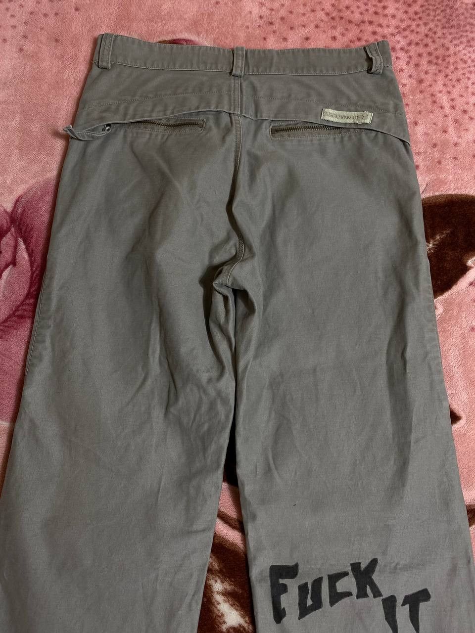 Other Vintage Y2K Baggy Wide Leg Utility Pants Skater HipHop Size US 30 / EU 46 - 14 Thumbnail